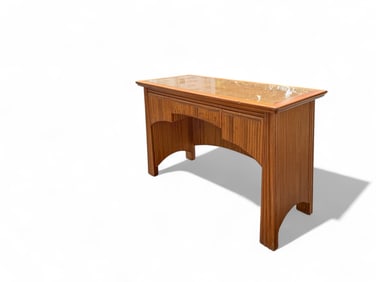 Vintage Rattan and Cane Style Desk