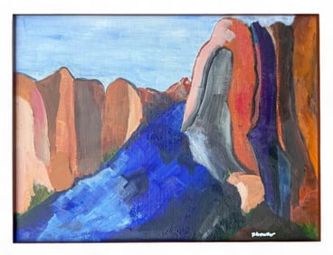 Paul Miller, #2 Abstract Expressionist Landscape Painting