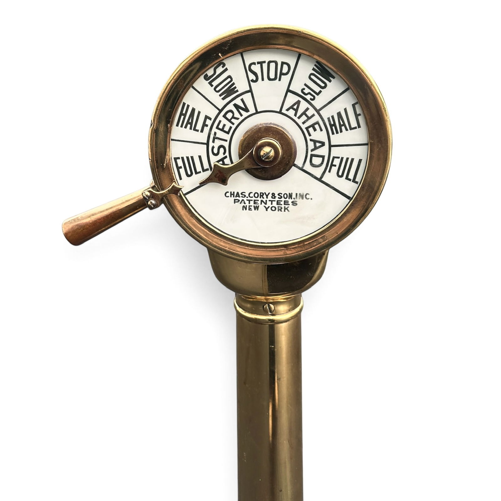 Ships Engine Order Telegraph in Brass from Charles Cory & Son - 2