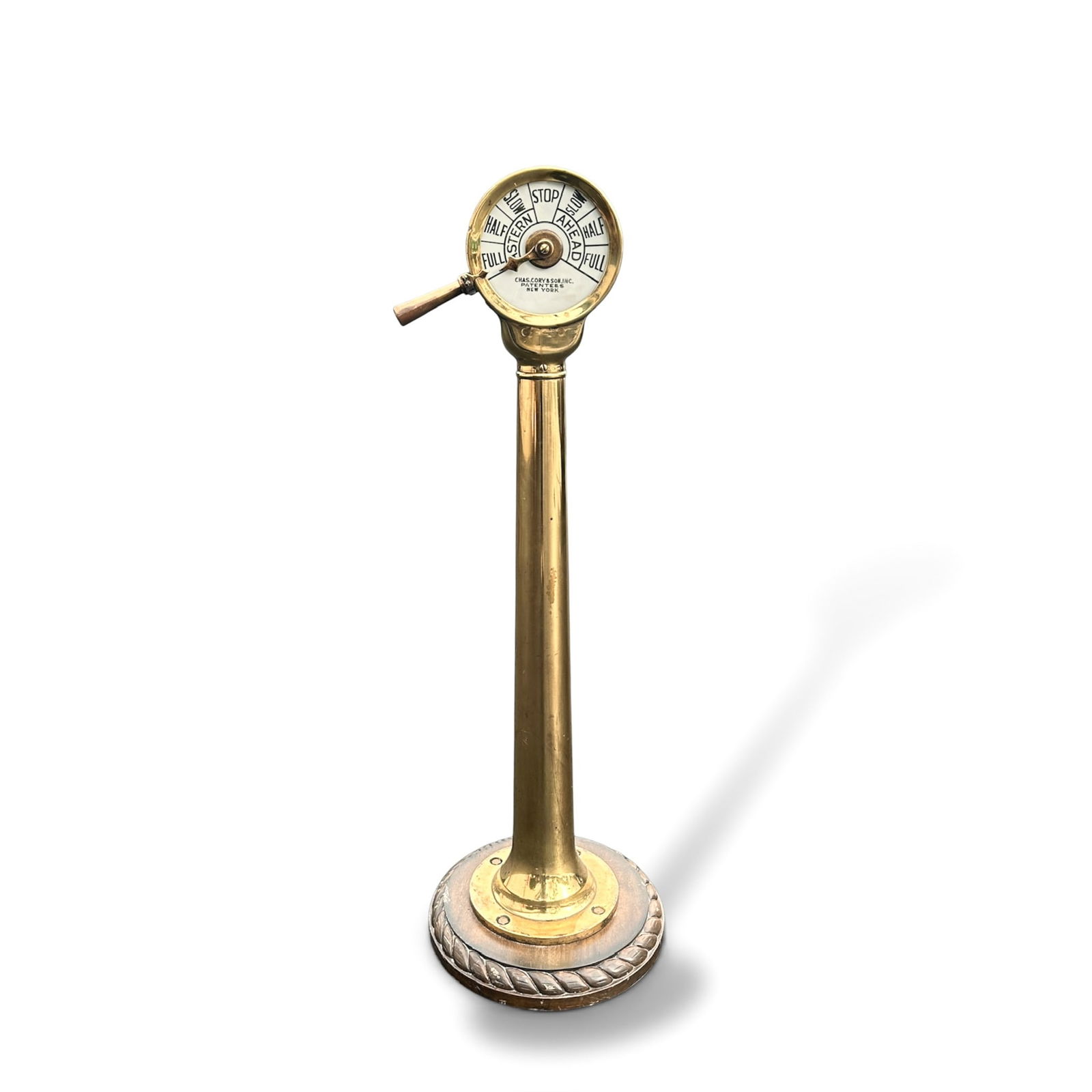 Ships Engine Order Telegraph in Brass from Charles Cory & Son - 3