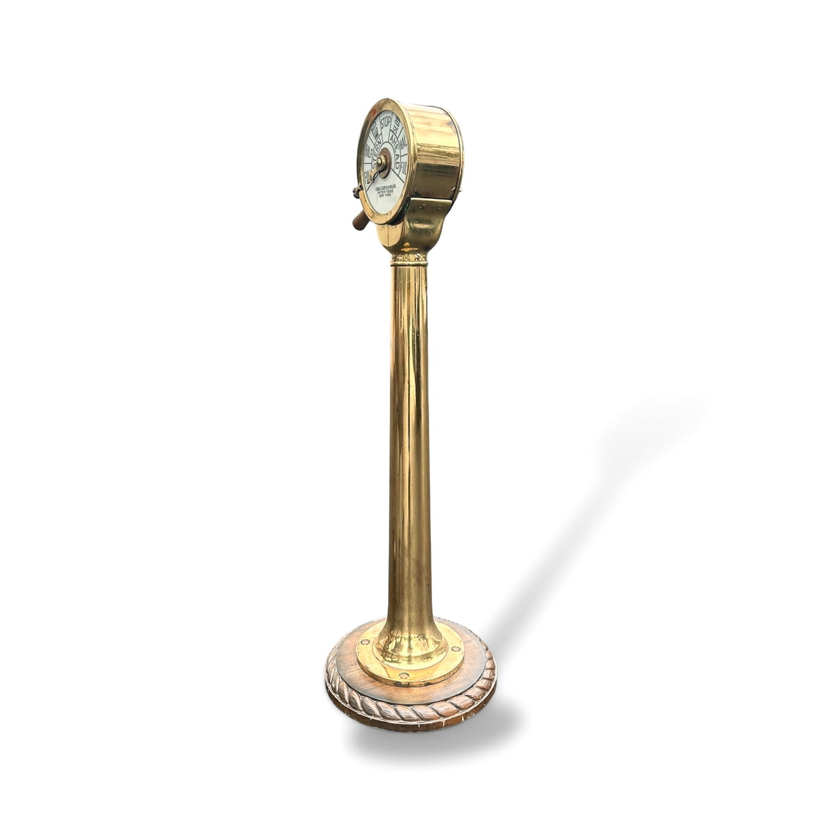 Ships Engine Order Telegraph in Brass from Charles Cory & Son - 4
