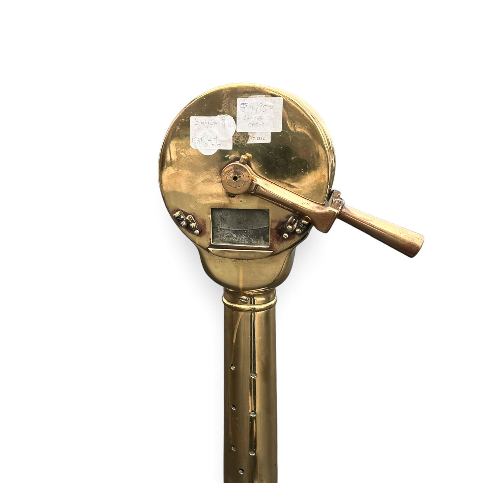 Ships Engine Order Telegraph in Brass from Charles Cory & Son - 6
