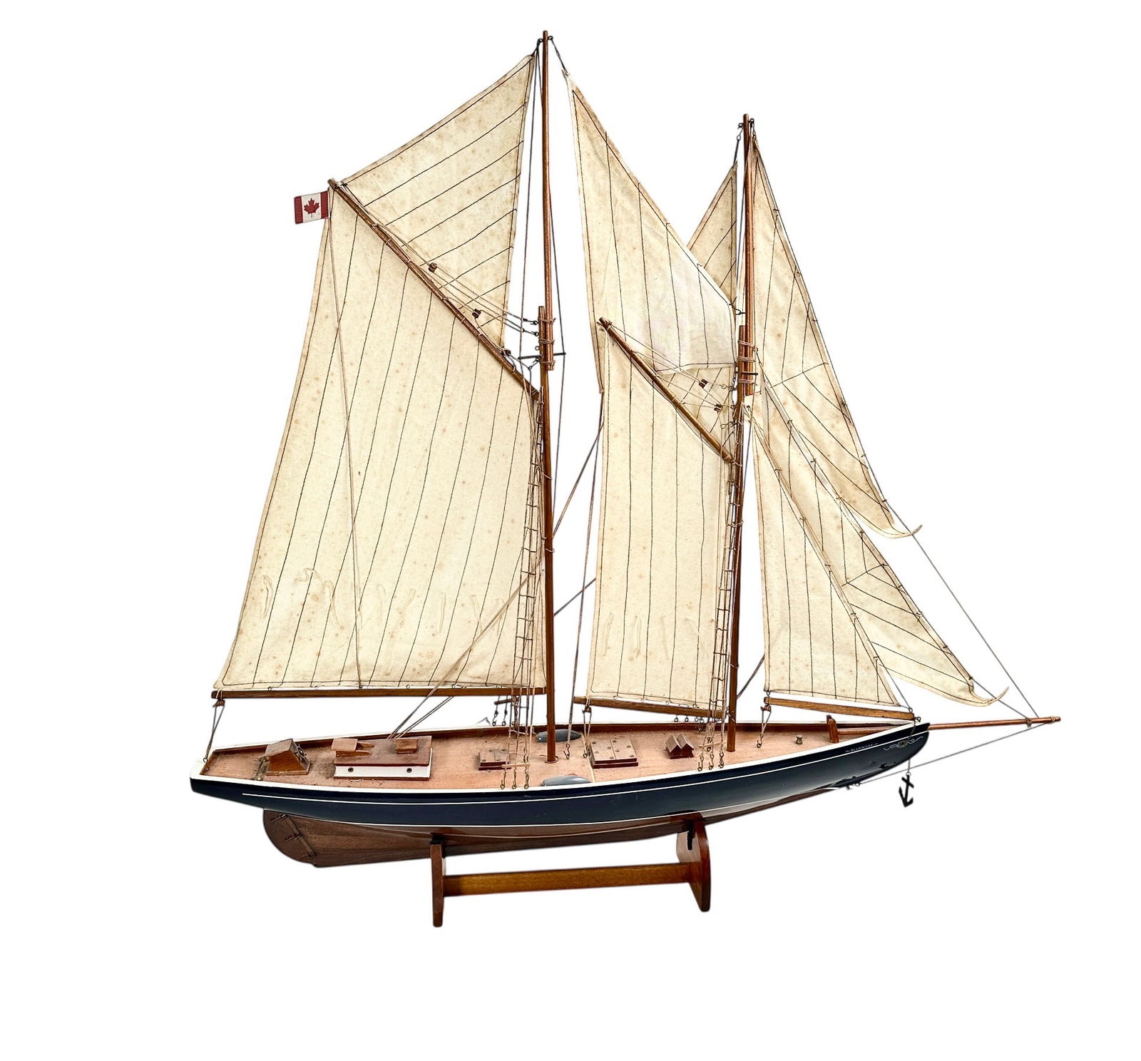 Bluenose, Schooner Model Boat on Stand (1 of 20)