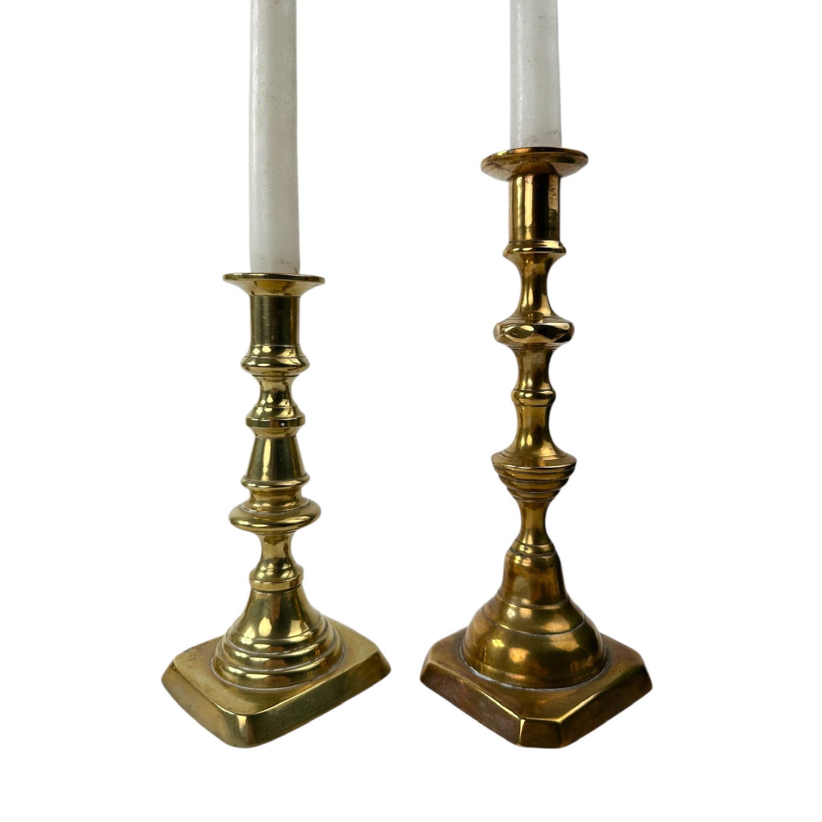 (5) Brass Candlesticks - 10