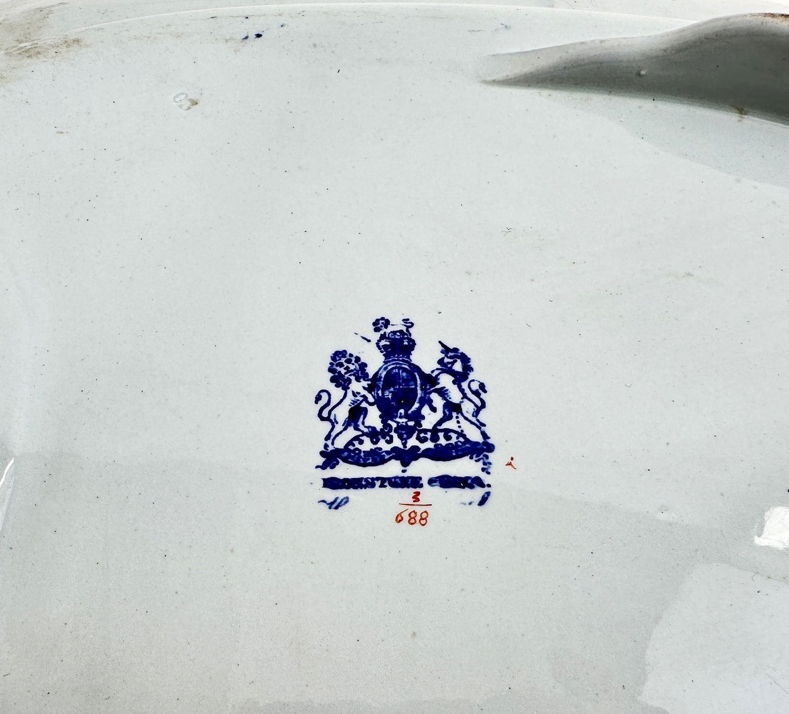 Ironstone Imari Pattern Meat Serving Platter - 3