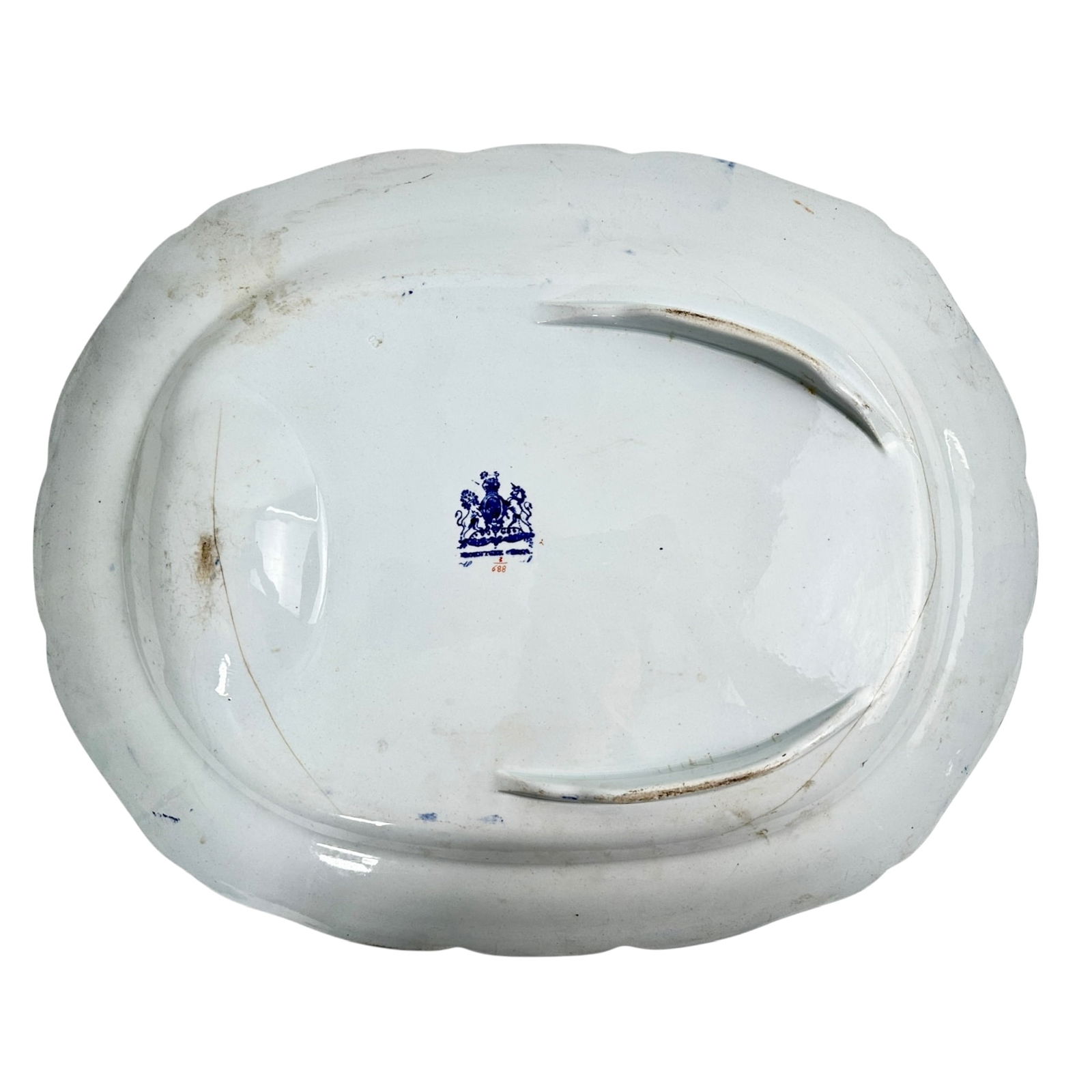 Ironstone Imari Pattern Meat Serving Platter - 4