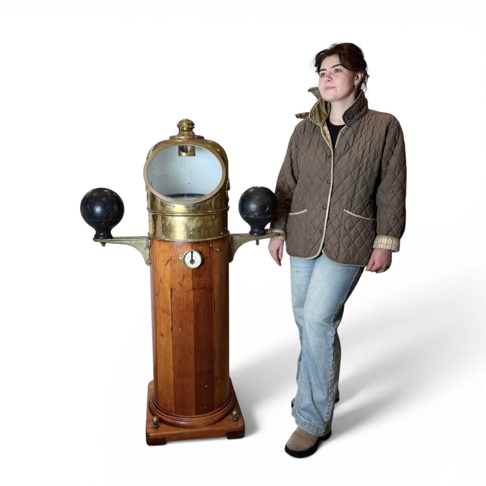 c.1942 Ships Compensating Binnacle, Lionel Corp New York - 8