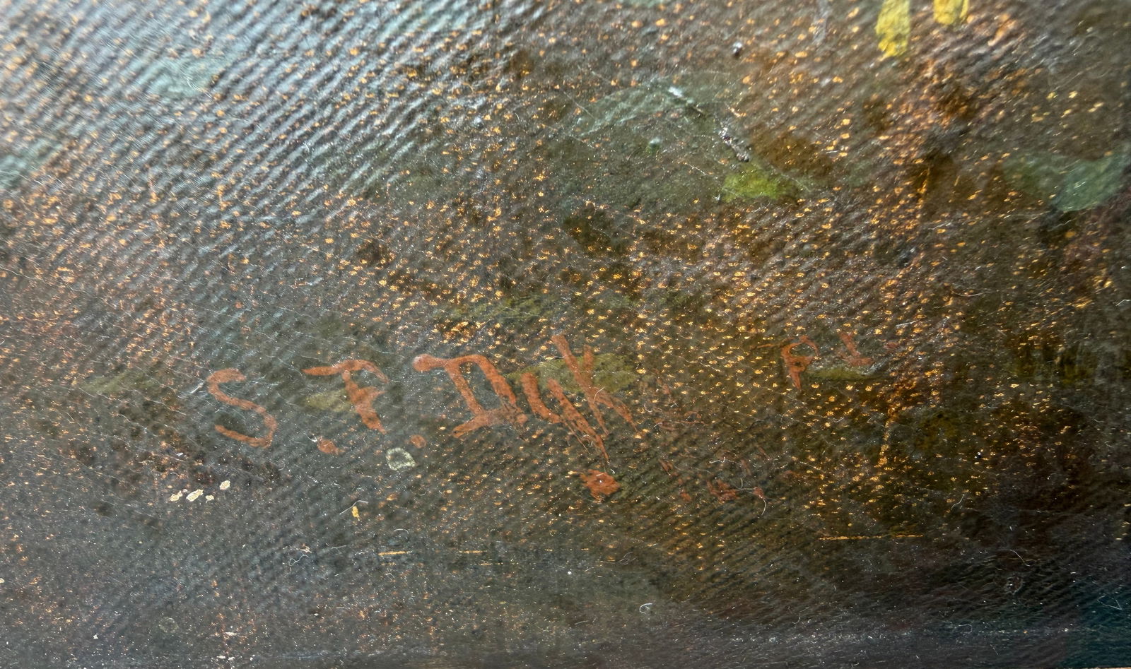 Samuel P. Dyke, American Landscape, Oil on Canvas - 12