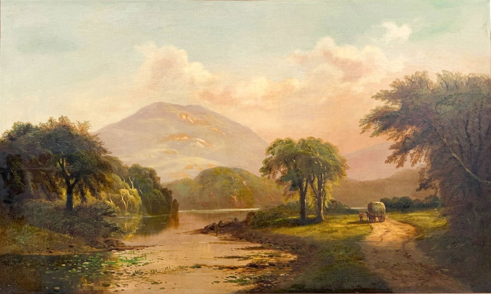 Samuel P. Dyke, American Landscape, Oil on Canvas (1 of 11)