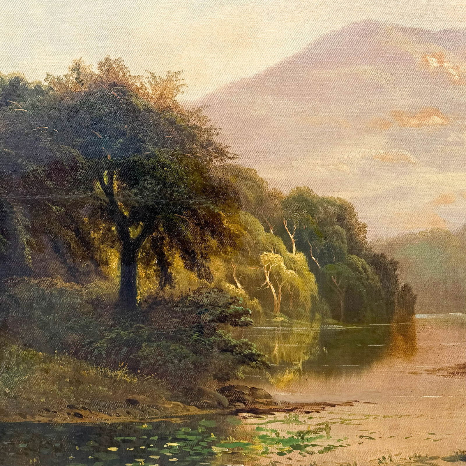 Samuel P. Dyke, American Landscape, Oil on Canvas - 6