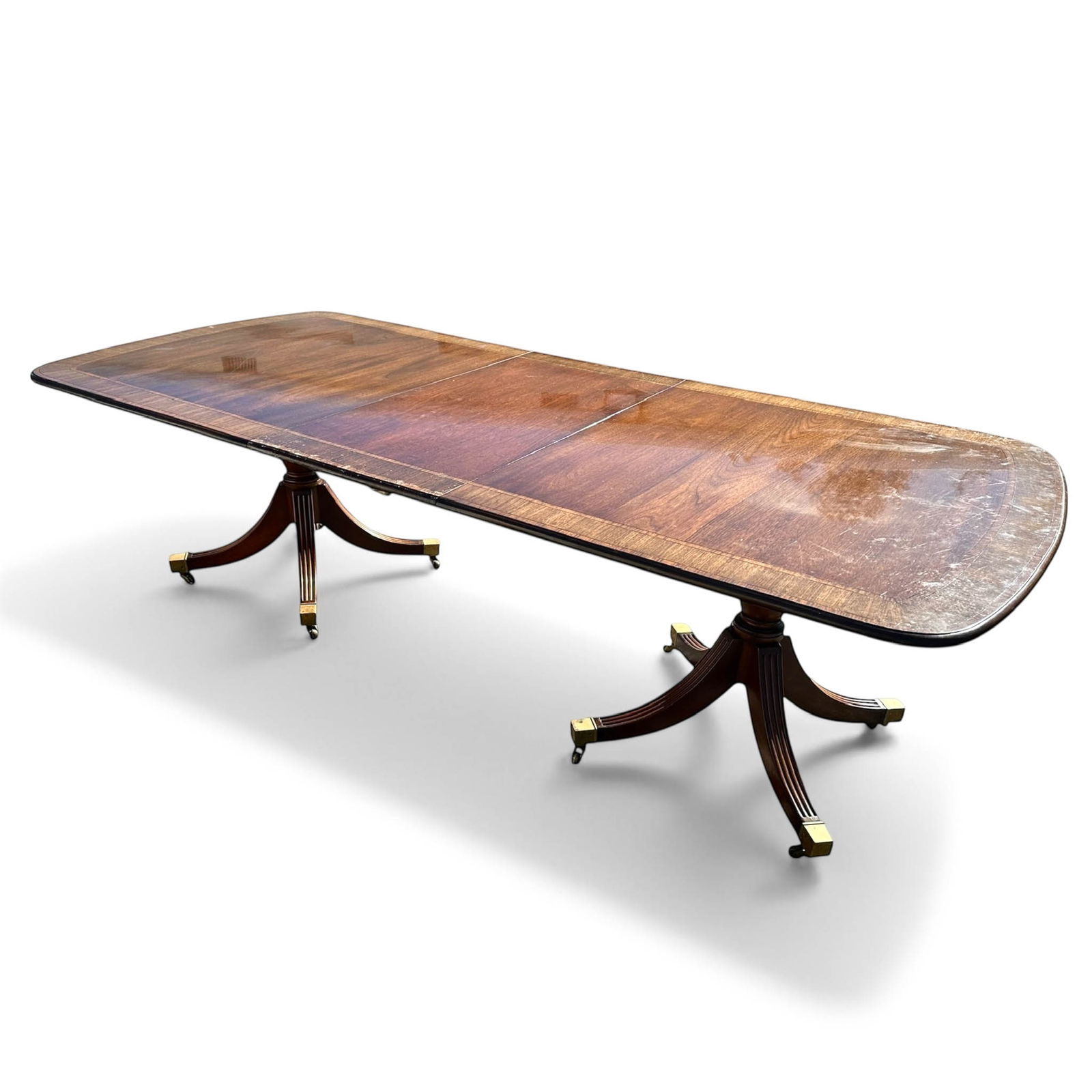 Smith and Watson Regency Double Pedestal Mahogany Dining Table (1 of 18)