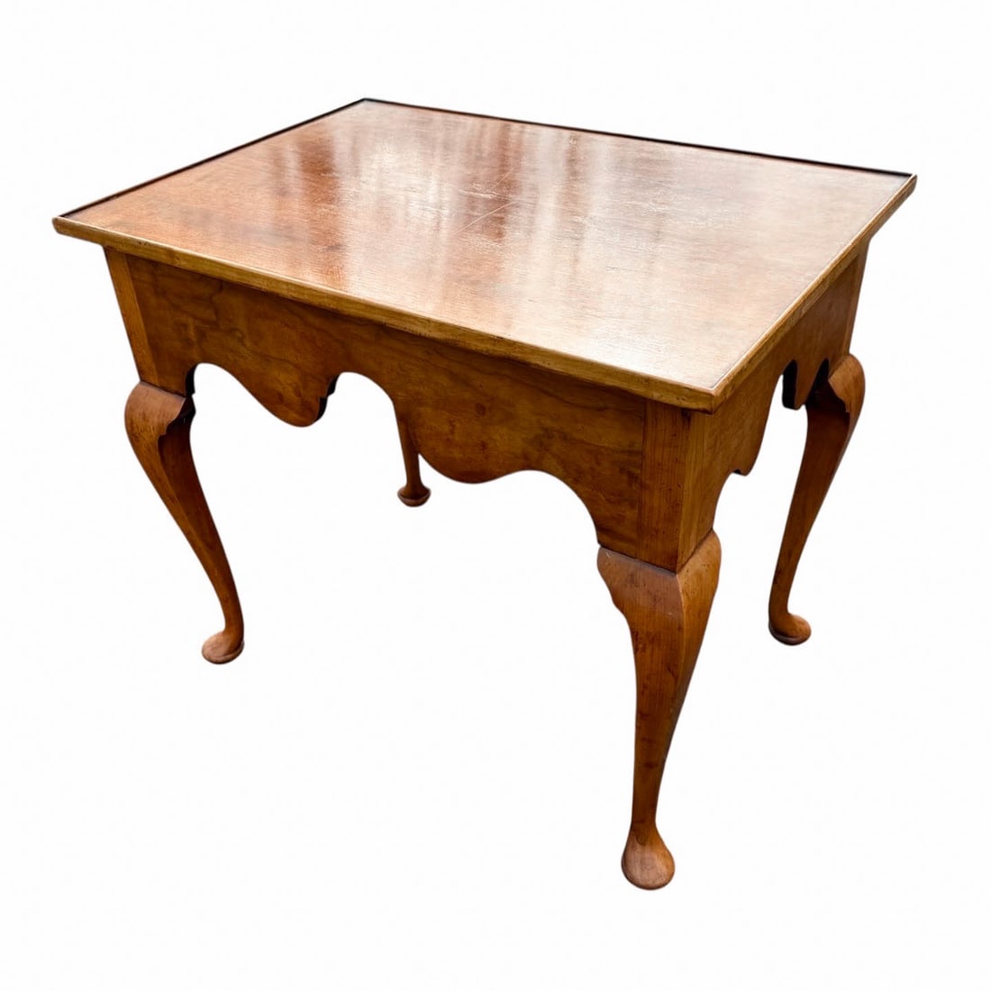 Queen Anne Maple Center Table - 6