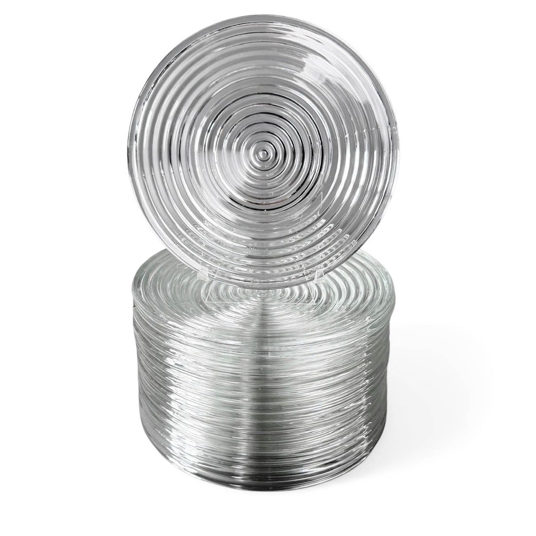 Anchor Hocking Manhattan Deco Glassware 7 7/8" & 8 1/8" Diameter Plates, 21 pcs: 17 Plates have a 7 7/8" Diameter 4 Plates have a 8 1/8" Diameter Please refer to the following address for the pick-up location: 2 Quogue Plaza Trail, Quogue, NY 12131