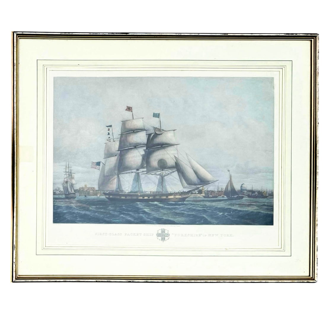Yorkshire of New York Packett Ship Print (1 of 6)