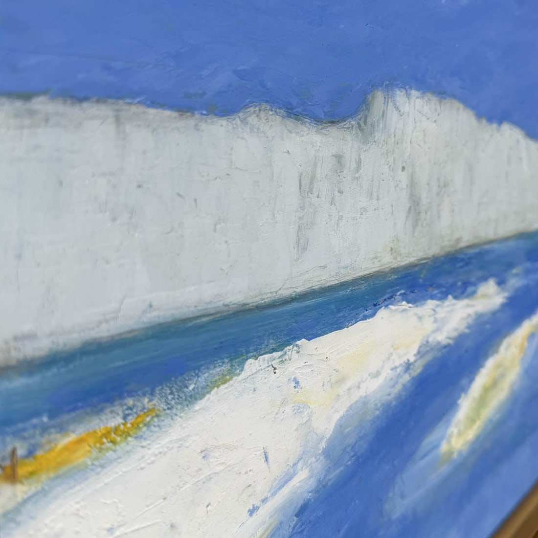 Abraham Pariente, Abstract Landscape Oil on Board - 4