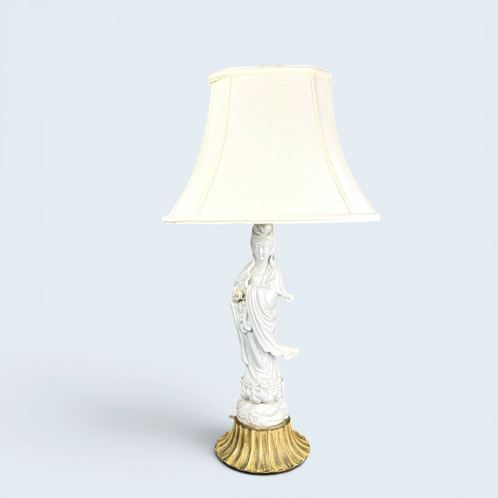 BLANC DE CHINE FIGURAL LAMP (1 of 10)