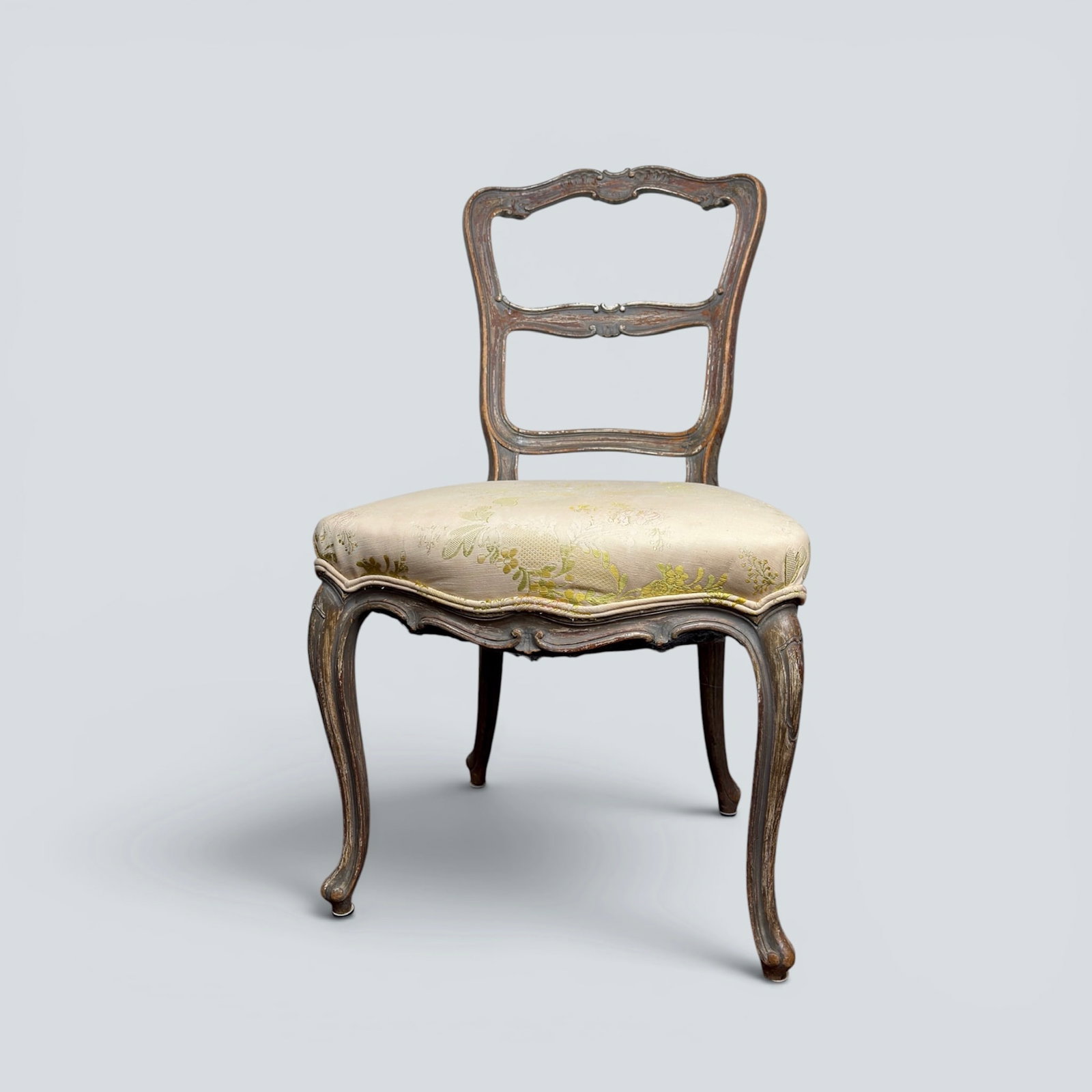 19thc. FRENCH PROVINCIAL SIDE CHAIR (1 of 10)