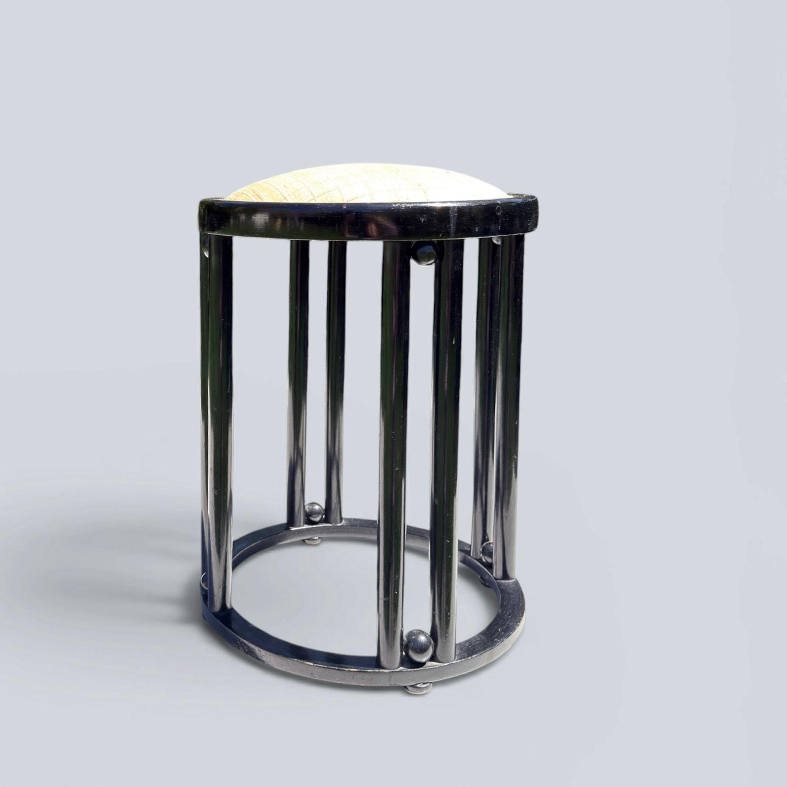 JOSEF HOFFMAN BLACK LACQUER STOOL (1 of 12)