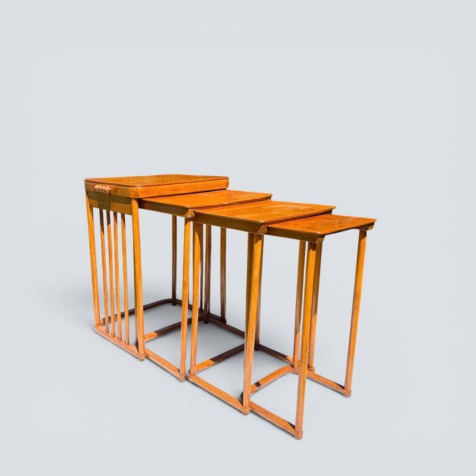 c.1905 JOSEF HOFFMANN MODEL 986 NESTING TABLES - 2