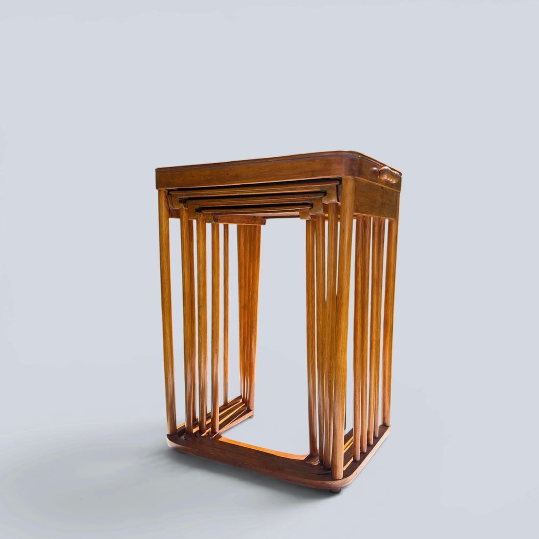 c.1905 JOSEF HOFFMANN MODEL 986 NESTING TABLES - 9