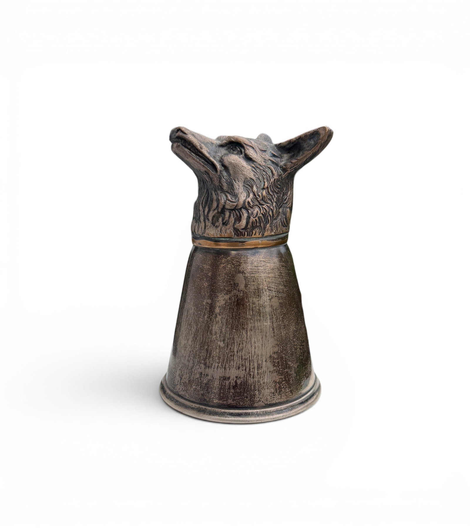 JE CALDWELL & Co. STERLING SILVER FOX CUP