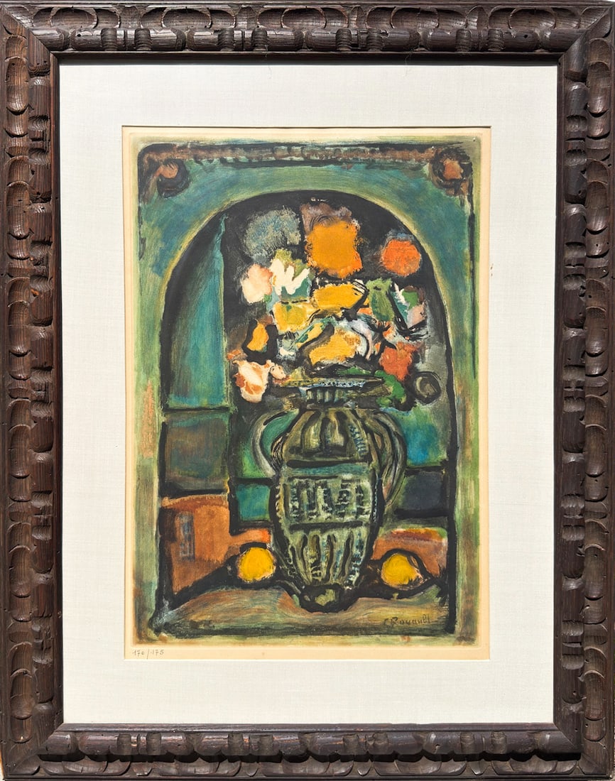 c. 1940 GEORGES ROUAULT, "Fleurs Décoratives" Etching (1 of 8)