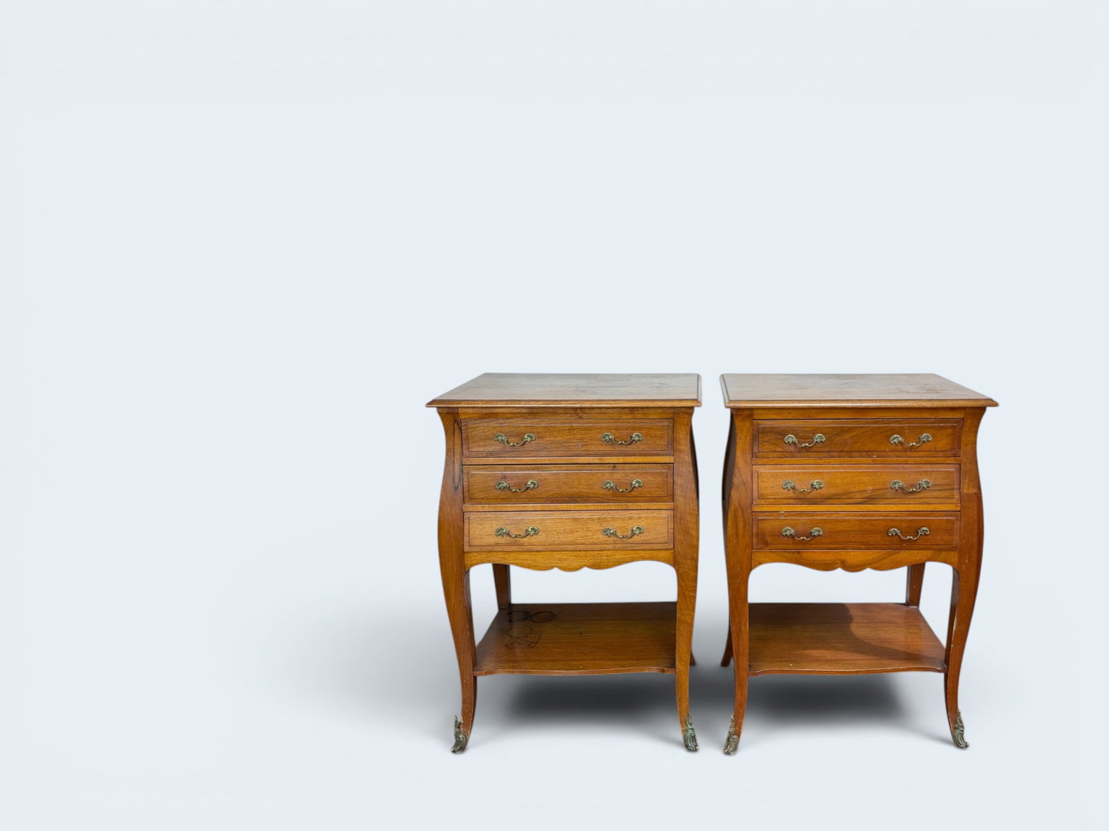 Pair of FRENCH 18thc. STYLE NIGHTSTANDS (1 of 1)