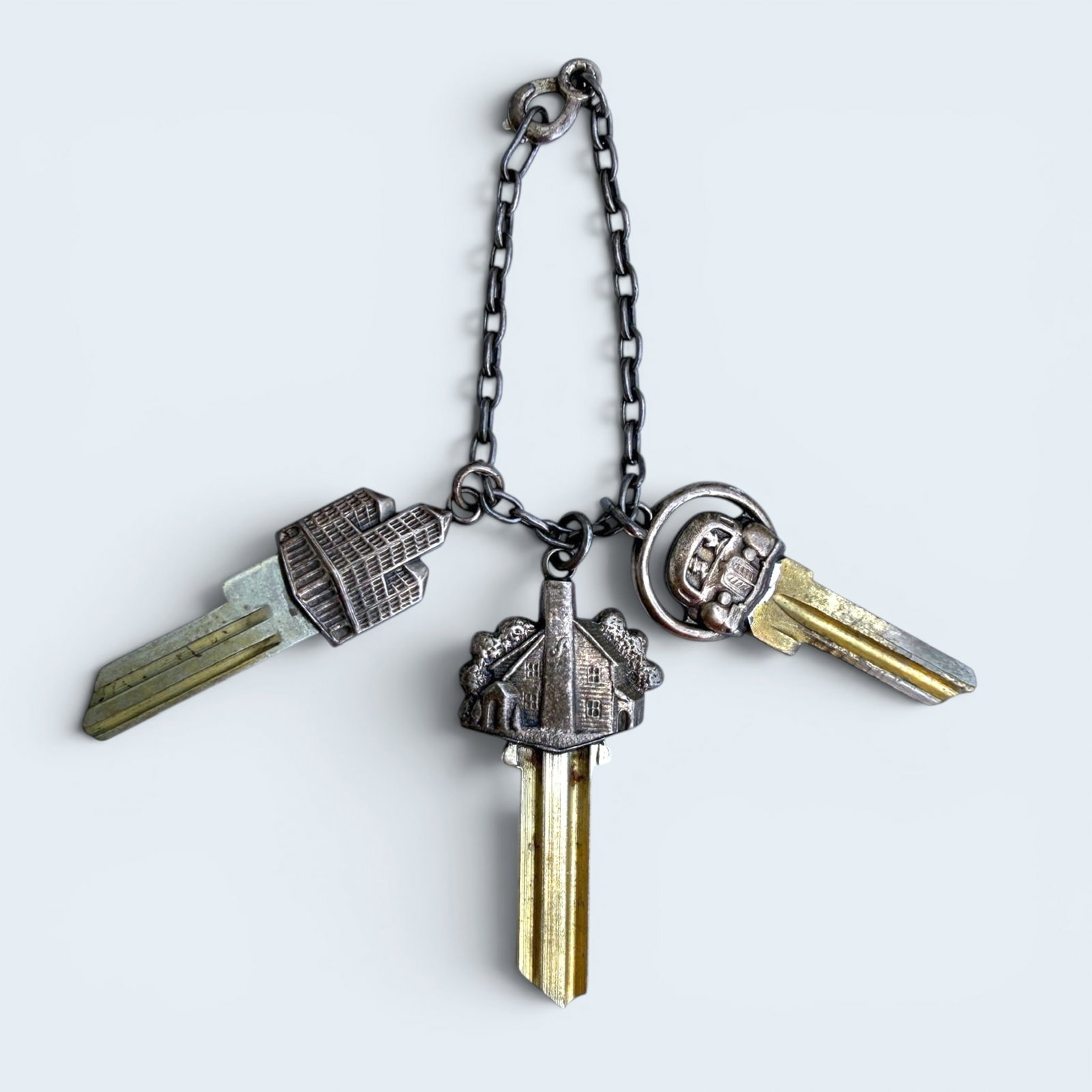 ART DECO NAPIER STERLING SILVER KEY BLANKS (1 of 6)