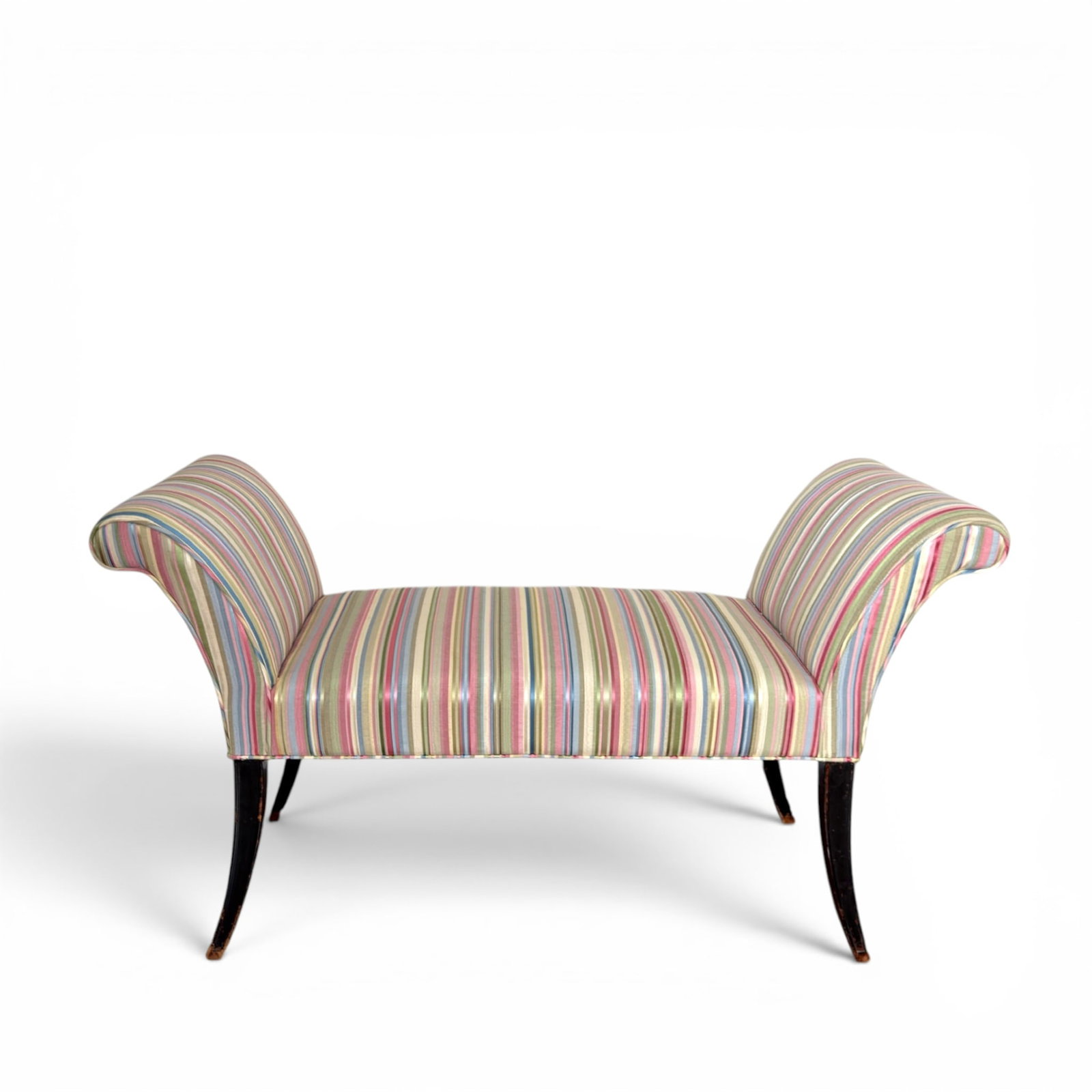 FRENCH UPHOLSTERED WINDOW BENCH (1 of 6)