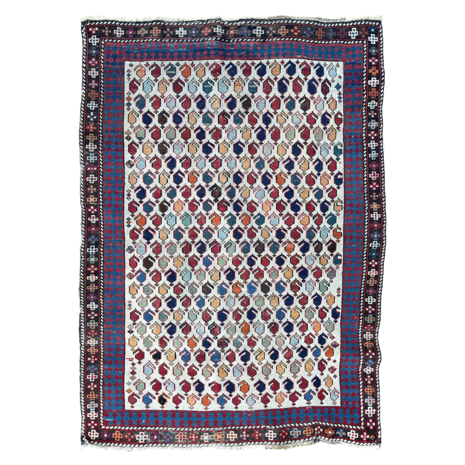 ANTQUE SHIRVAN ORIENTAL SCATTER RUG (1 of 16)