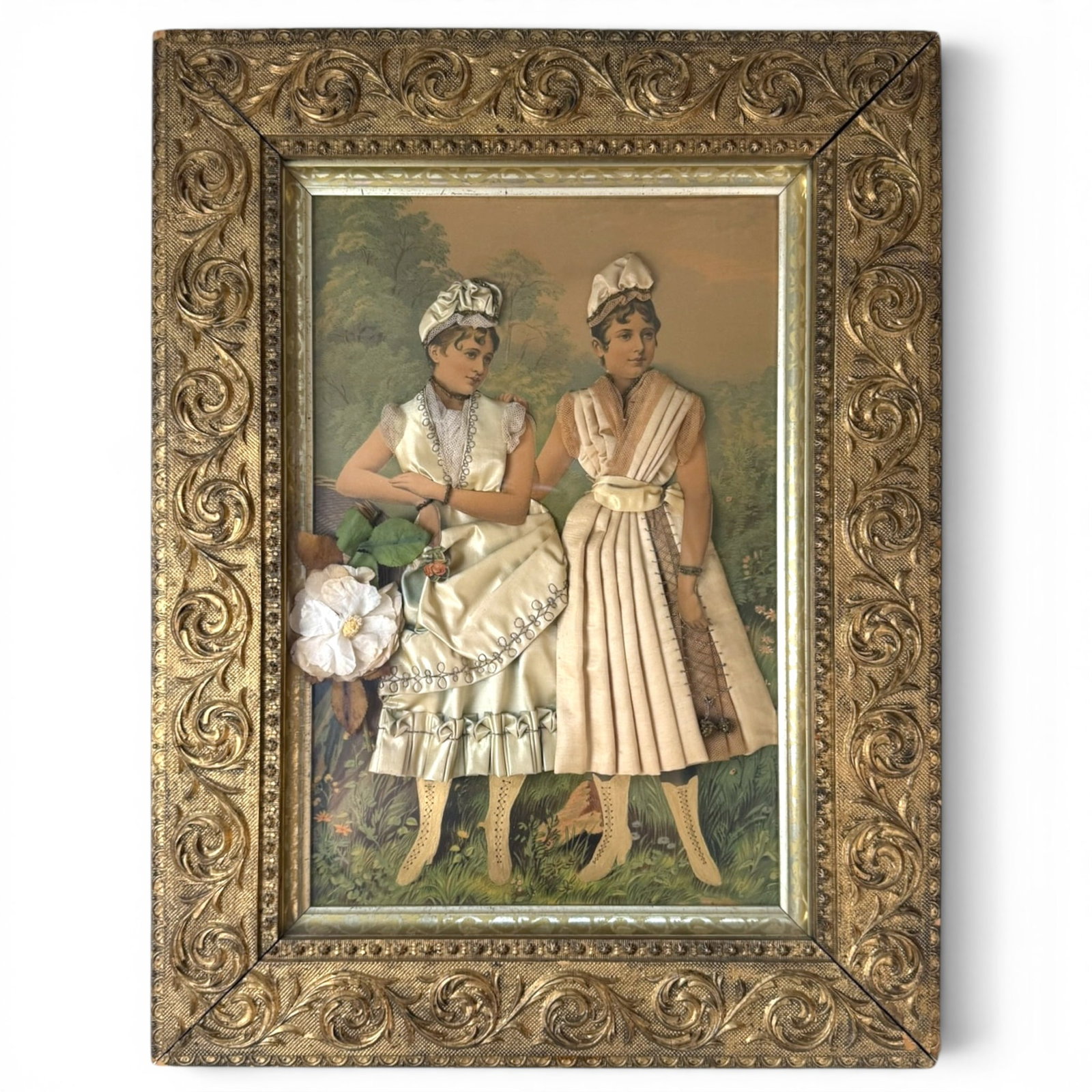 FRENCH LA MODE ILLUSTREE EMBELLISHED PRINTS (1 of 7)