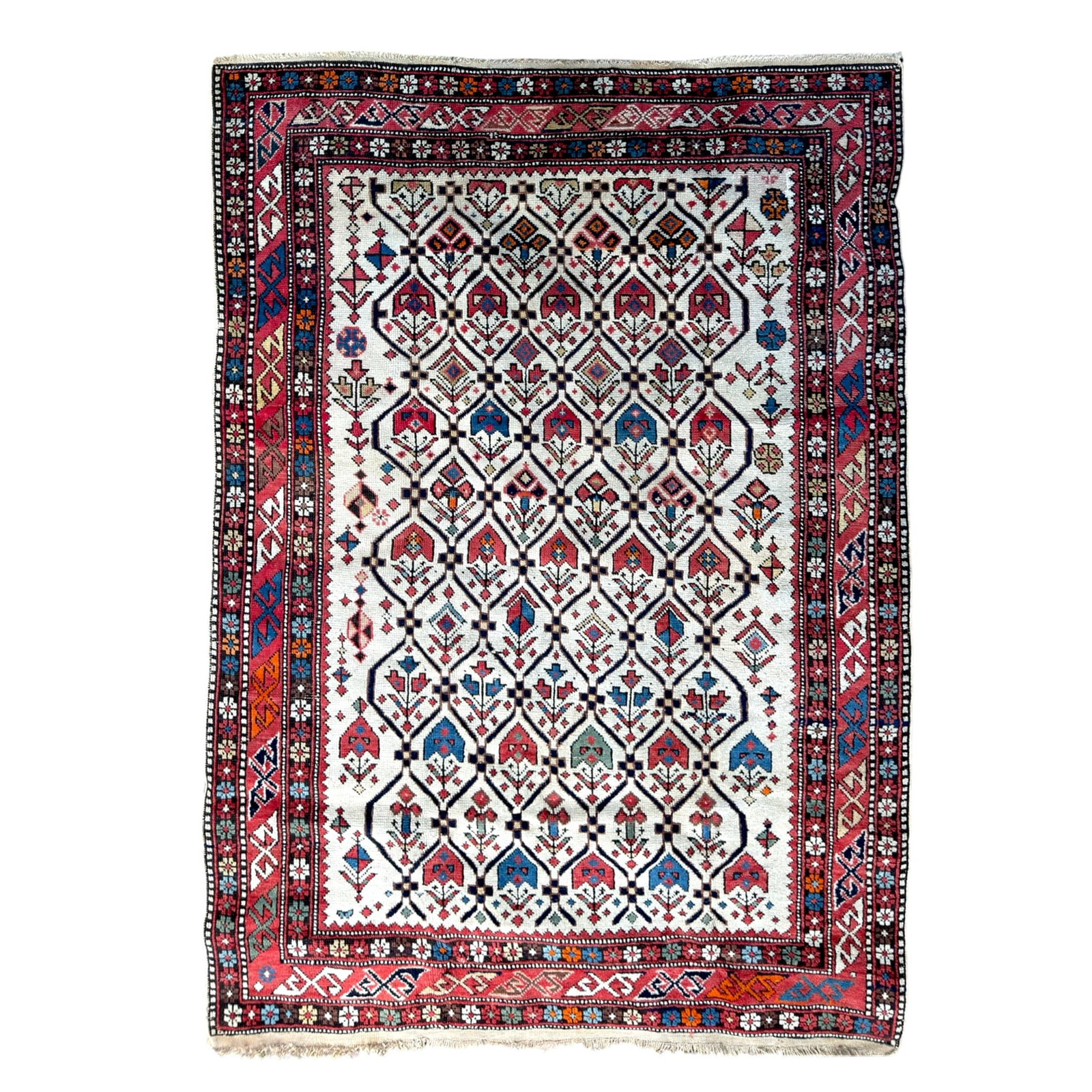 ANTIQUE KAZAK ORIENTAL AREA RUG (1 of 9)