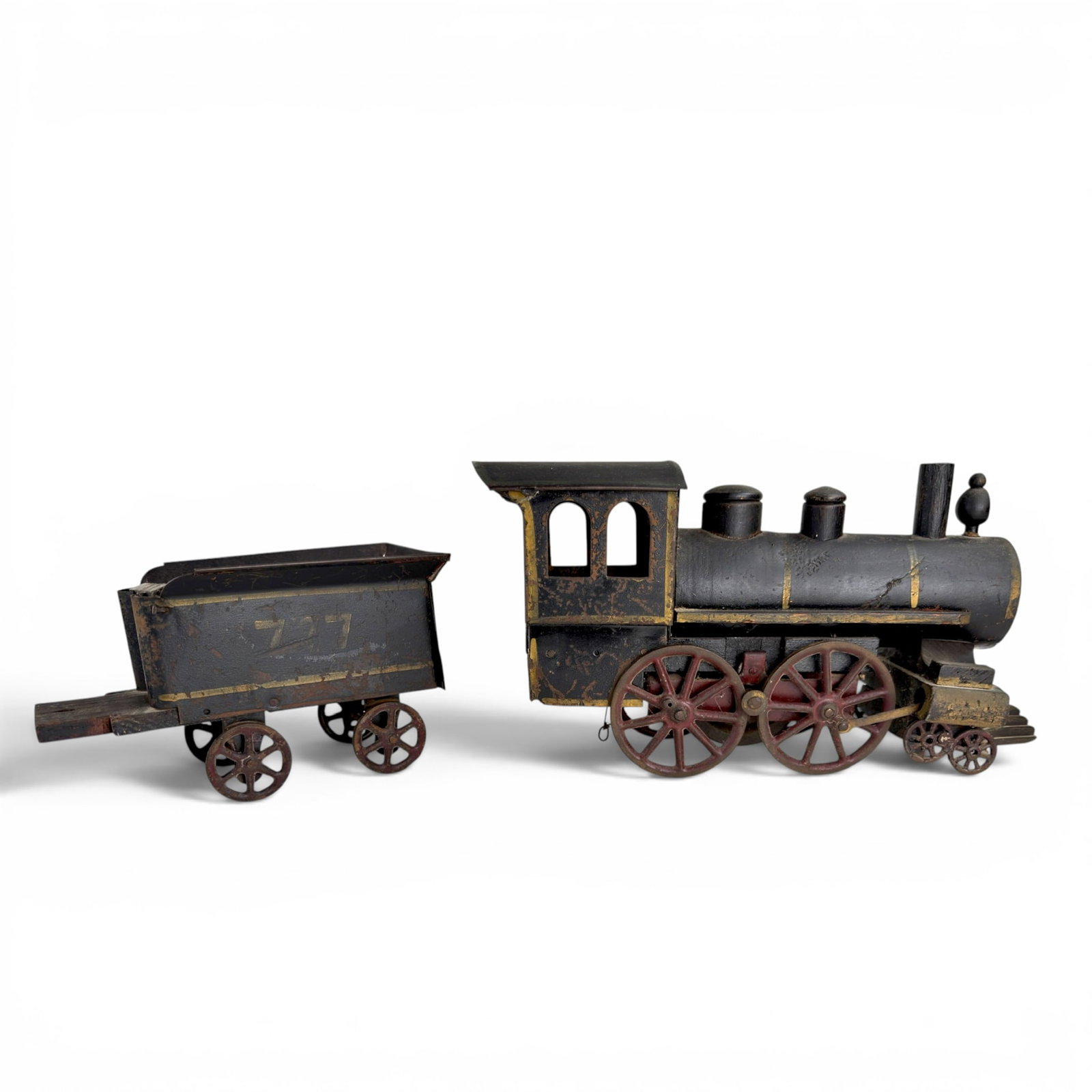 CLARK TOY CO. HILL CLIMBER LOCOMOTIVE and COAL CAR (1 of 13)