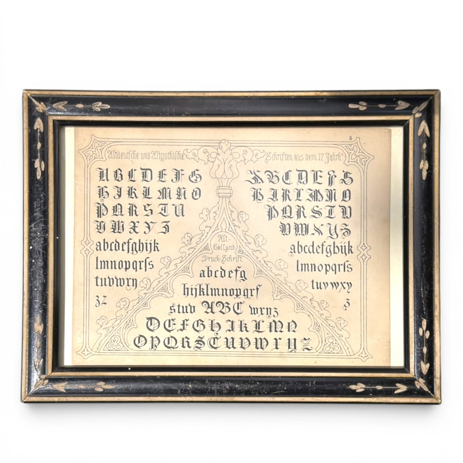 (2) FRAMED PENMANSHIP / CALLIGRAPHY EXAMPLES - 2