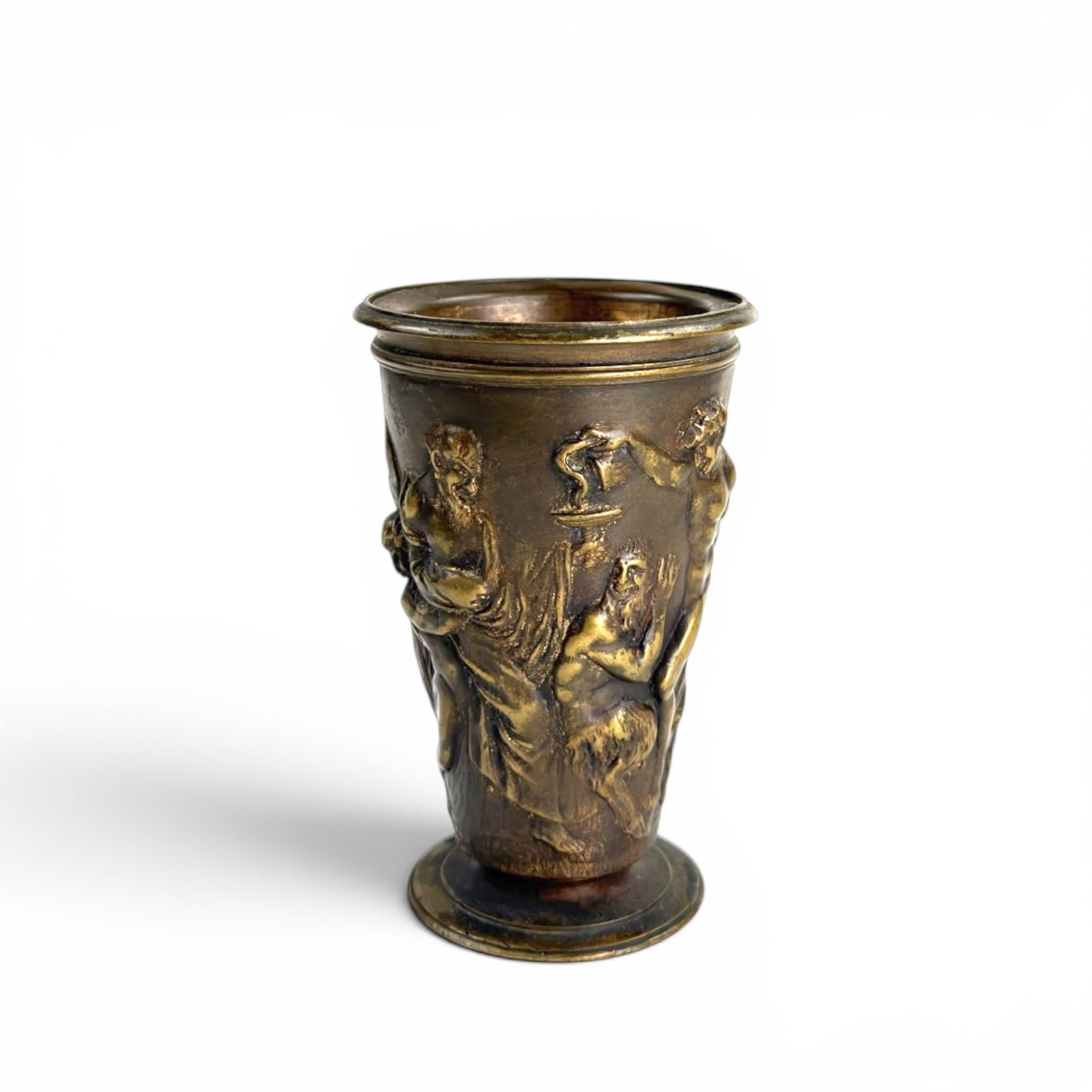 EARLY (19th c) FRENCH BRONZE CUP by OUDIN (1 of 10)