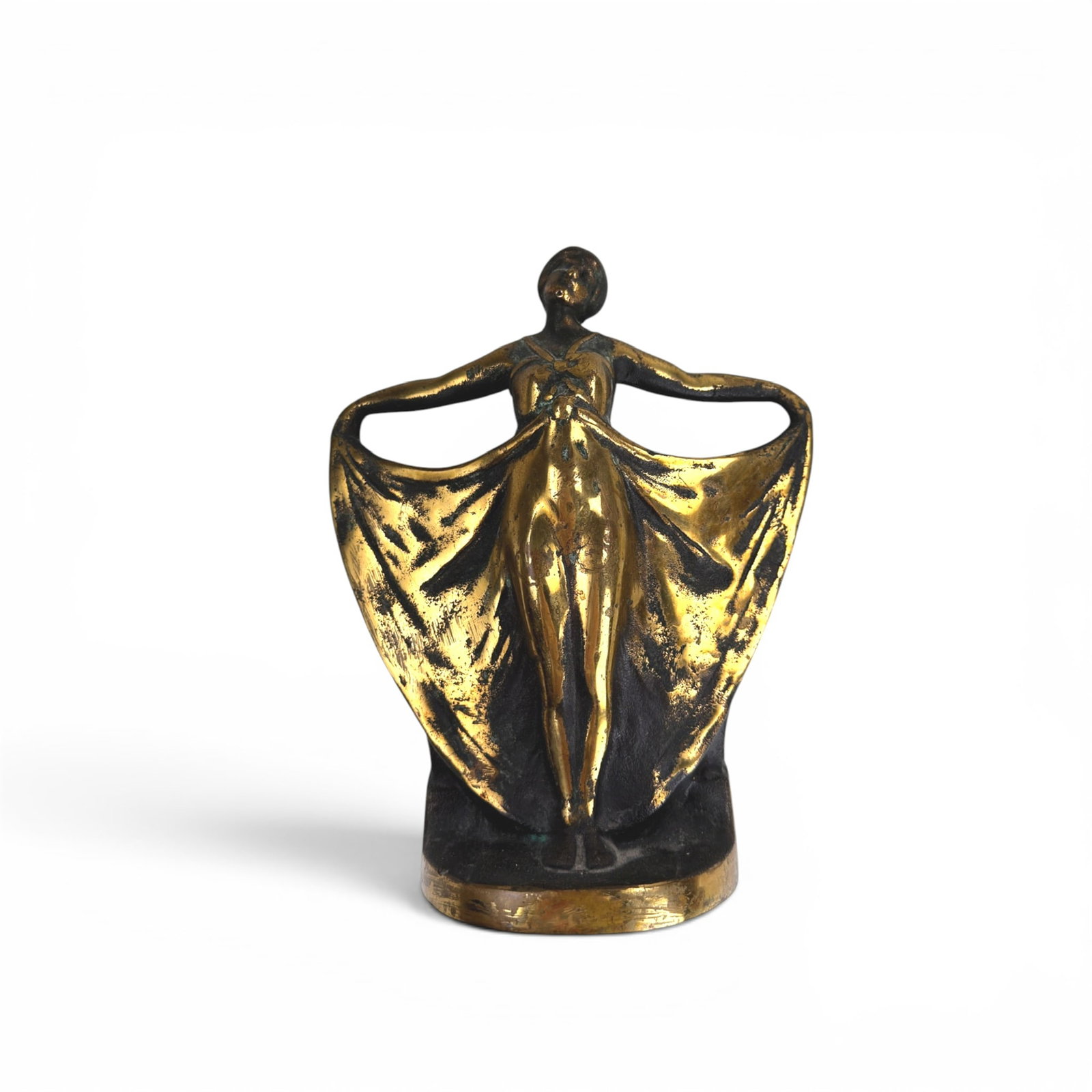 ART DECO DANCING LADY CAST BRASS BOOKEND (1 of 13)