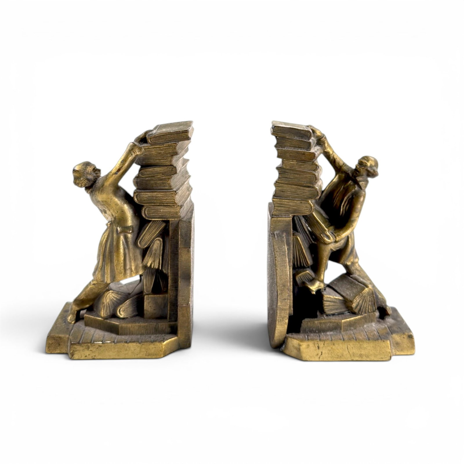 PAIR of COLONIAL LIBBRARIAN BOOKENDS (1 of 11)