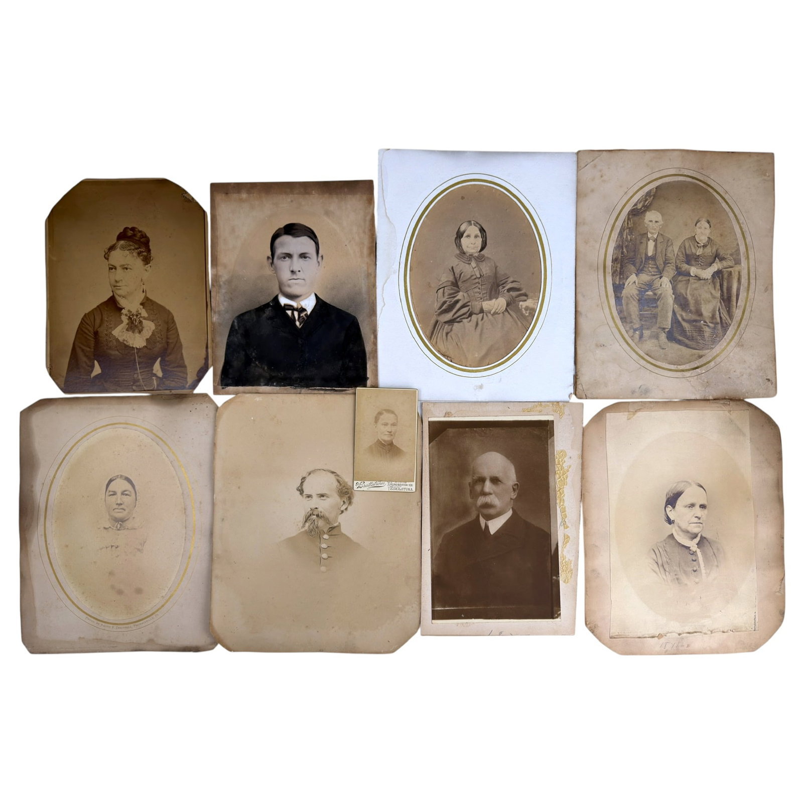 ALUBUMEN PHOTOGRAPHS including CIVIL WAR SOLDIER (1 of 11)