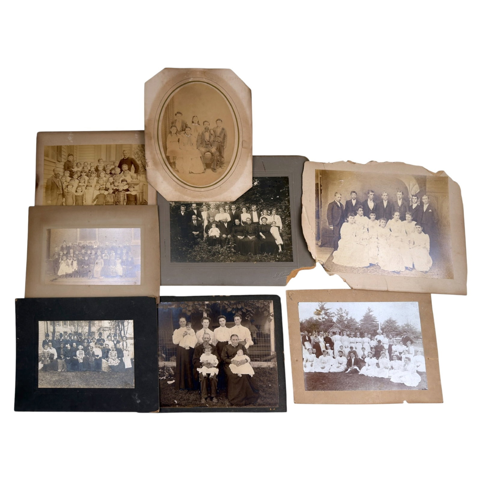 COLLECTION of ALBUMEN PHOTOGRAPHS / PORTRAIT GROUPS (1 of 7)