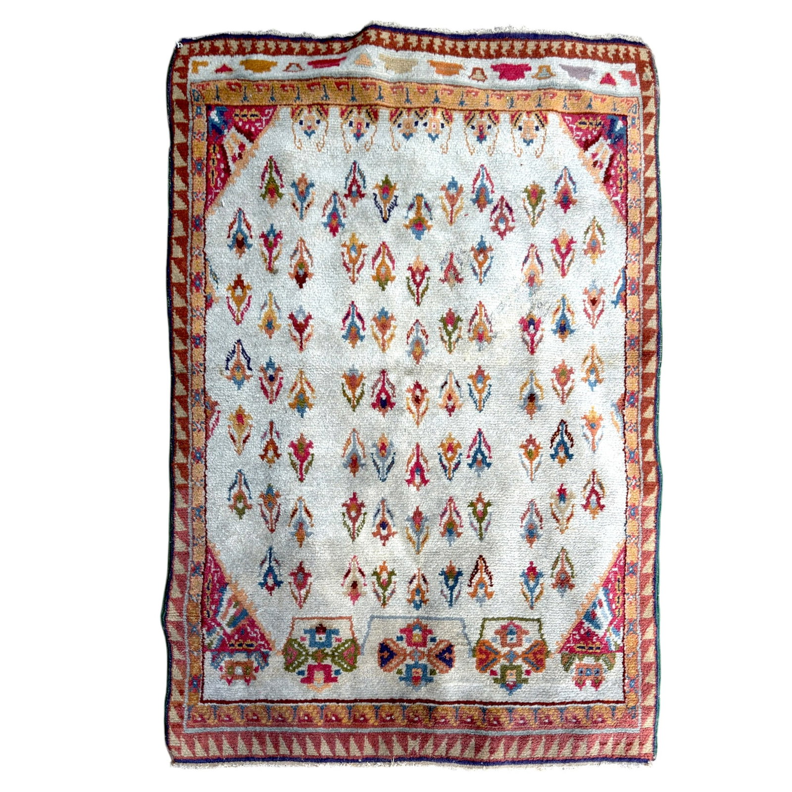 ANTIQUE KAZAK ORIENTAL AREA RUG (1 of 12)
