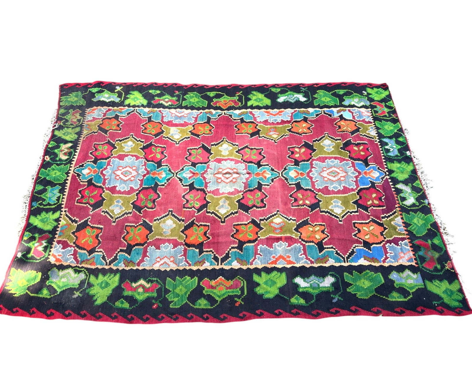 BESSARABIAN KILIM ORIENTAL HALL RUG (1 of 17)