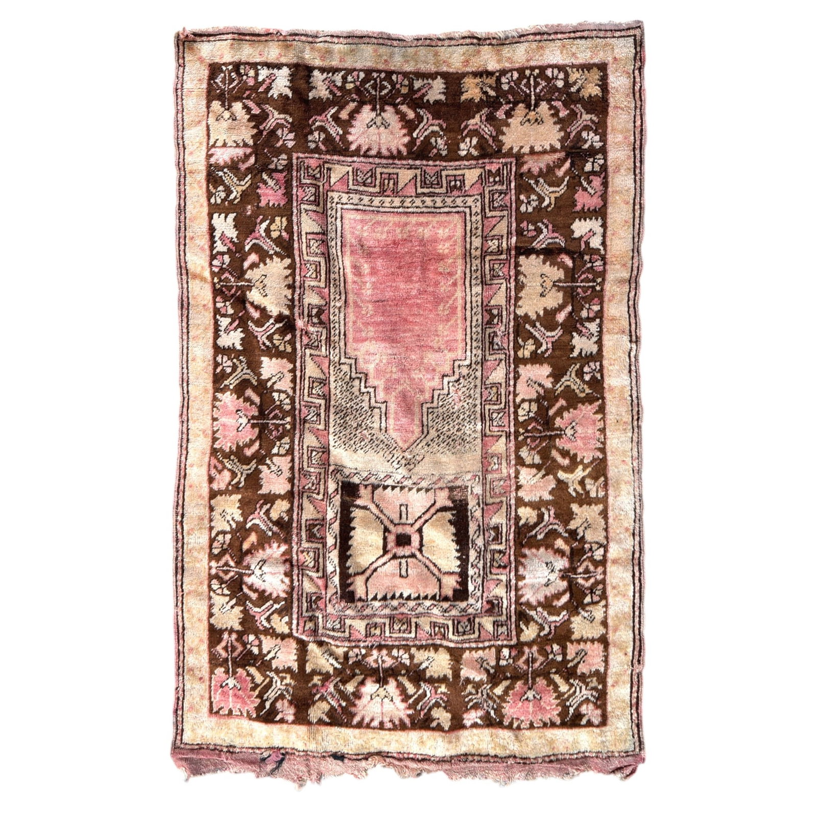 SEMI-ANTIQUE TURKISH PRAYER RUG (1 of 13)