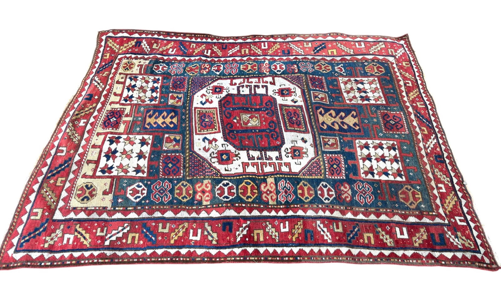 CAUCASIAN KAZAK ORIENTAL AREA RUG (1 of 12)