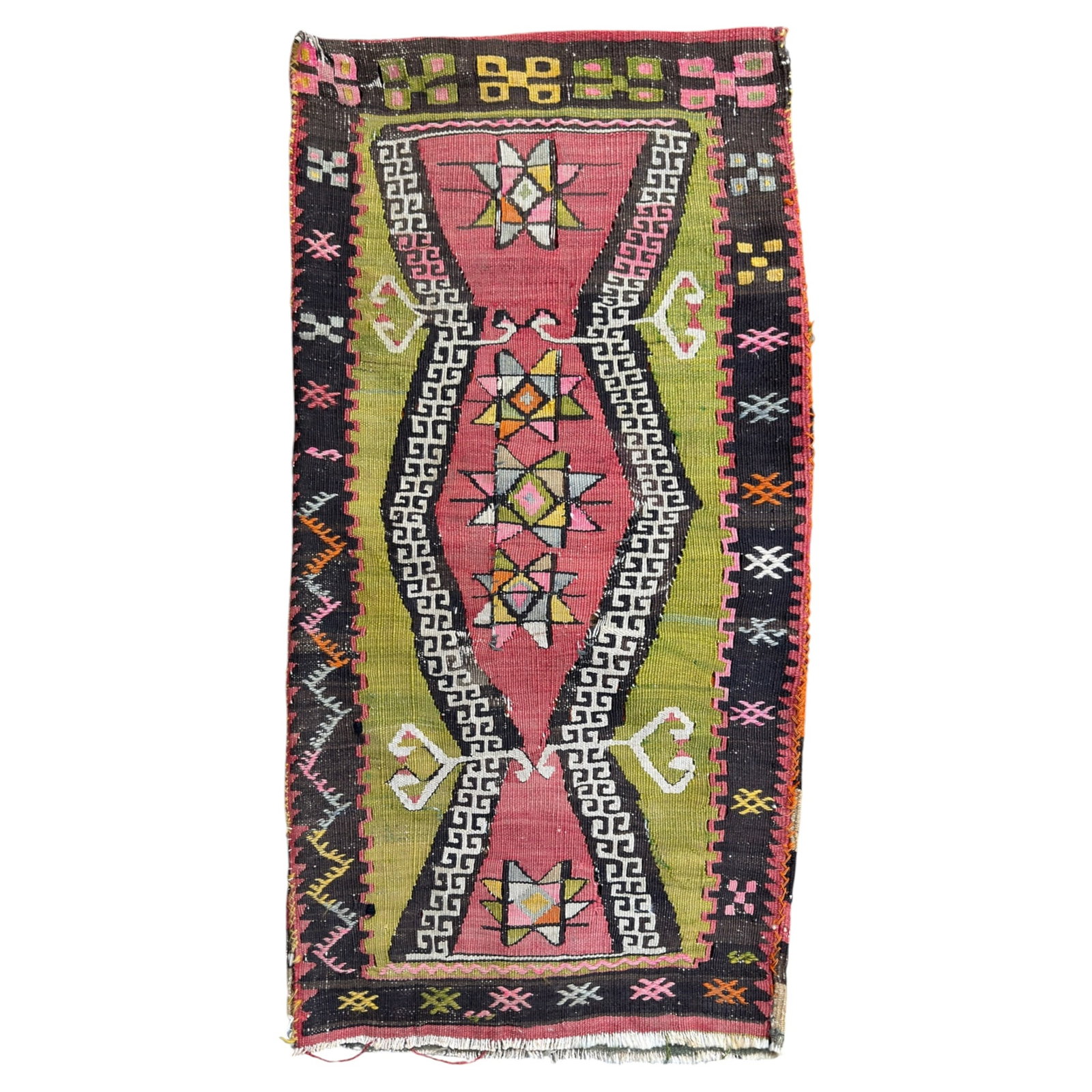 ANATOLIAN KILIM WOVEN WOOL STORAGE BAG (1 of 11)