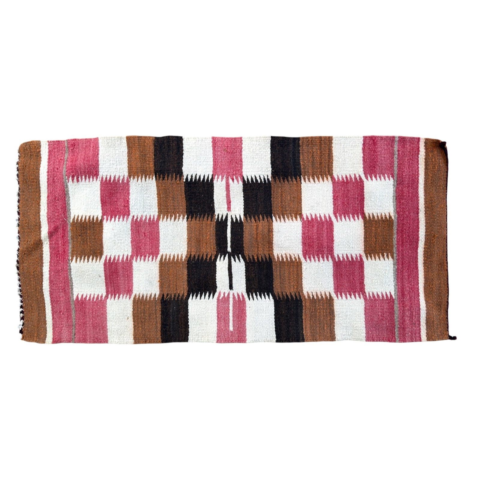 NAVAJO DAZZLER HANDWOVEN WOOL SADDLE BLANKET (1 of 6)