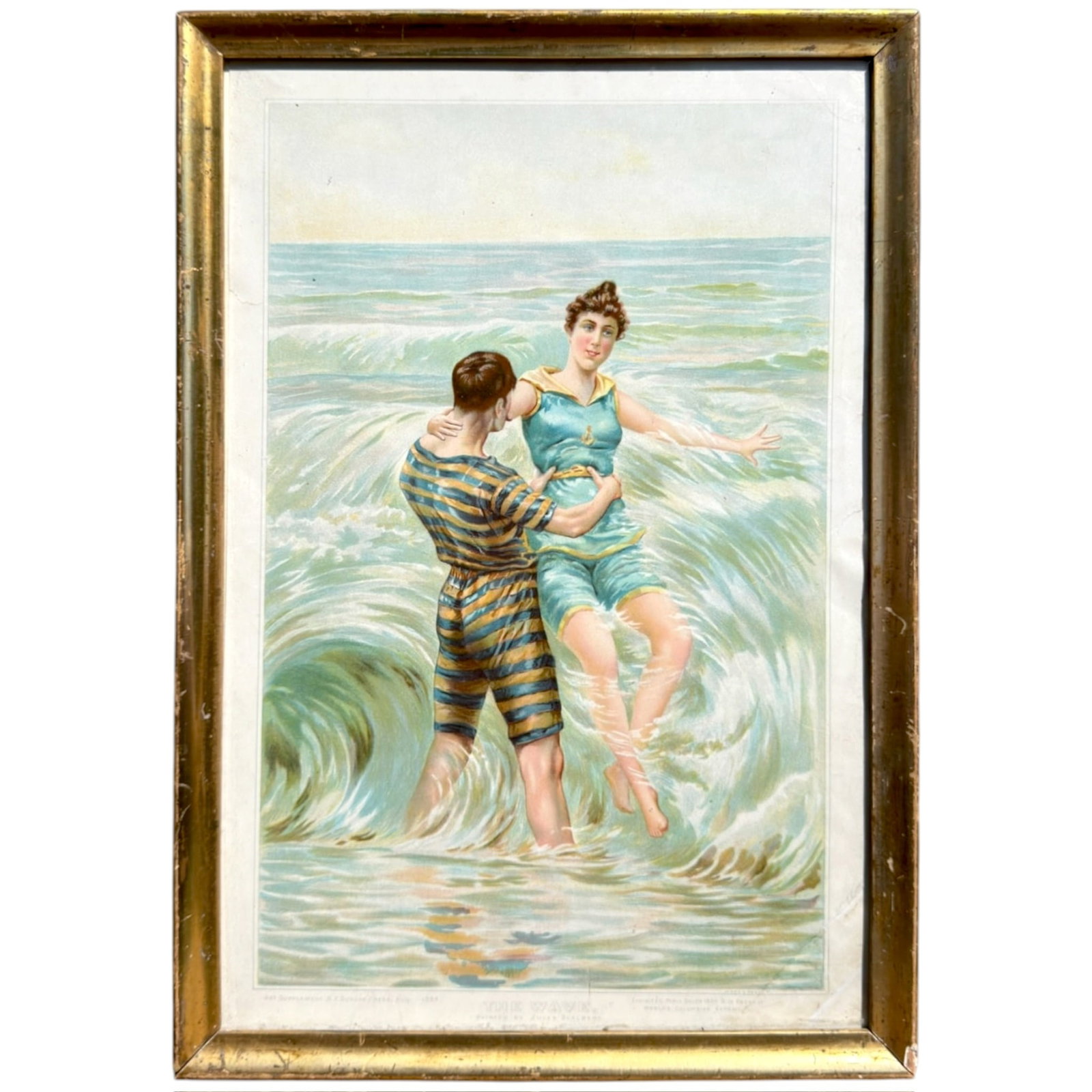 1894 THE WAVE by JULES SCALBERT -NY SUNDAY PRESS (1 of 6)