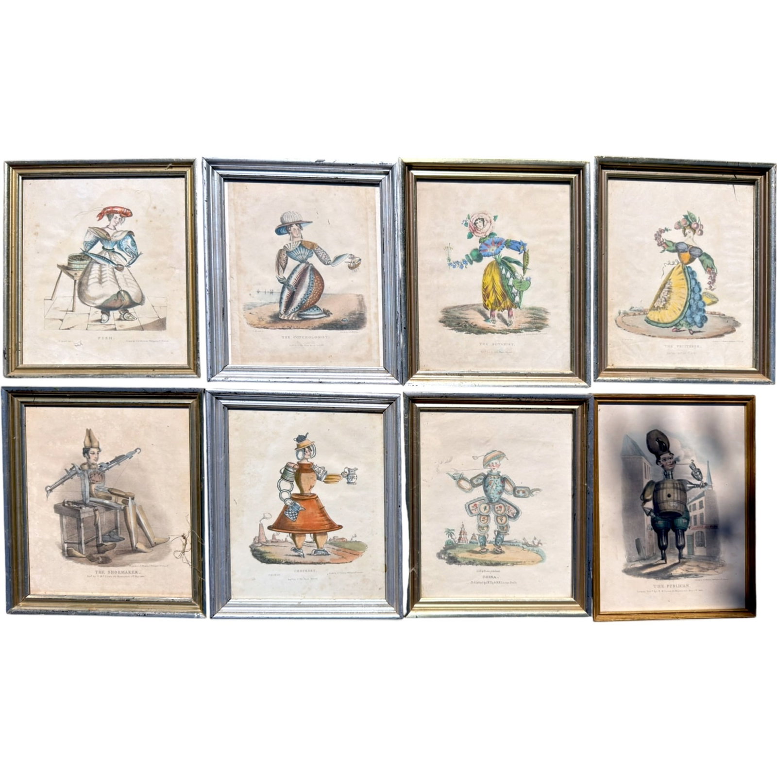 1830 (8) WHIMSICAL PORTRAITS of TRADESPEOPLE (1 of 11)