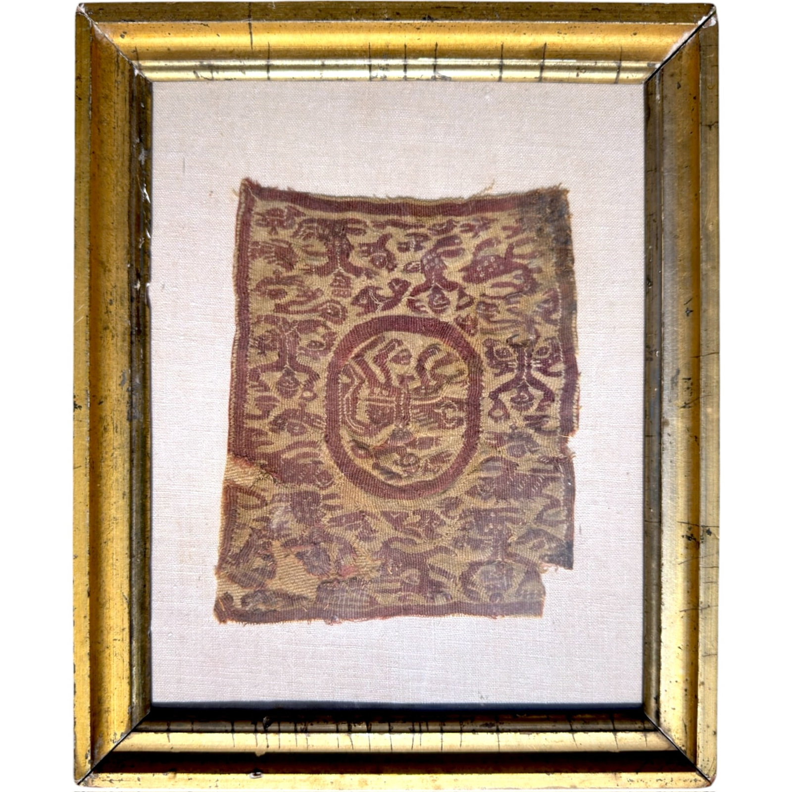COPTIC EGYPTIAN TEXTILE FRAGMENT (1 of 4)