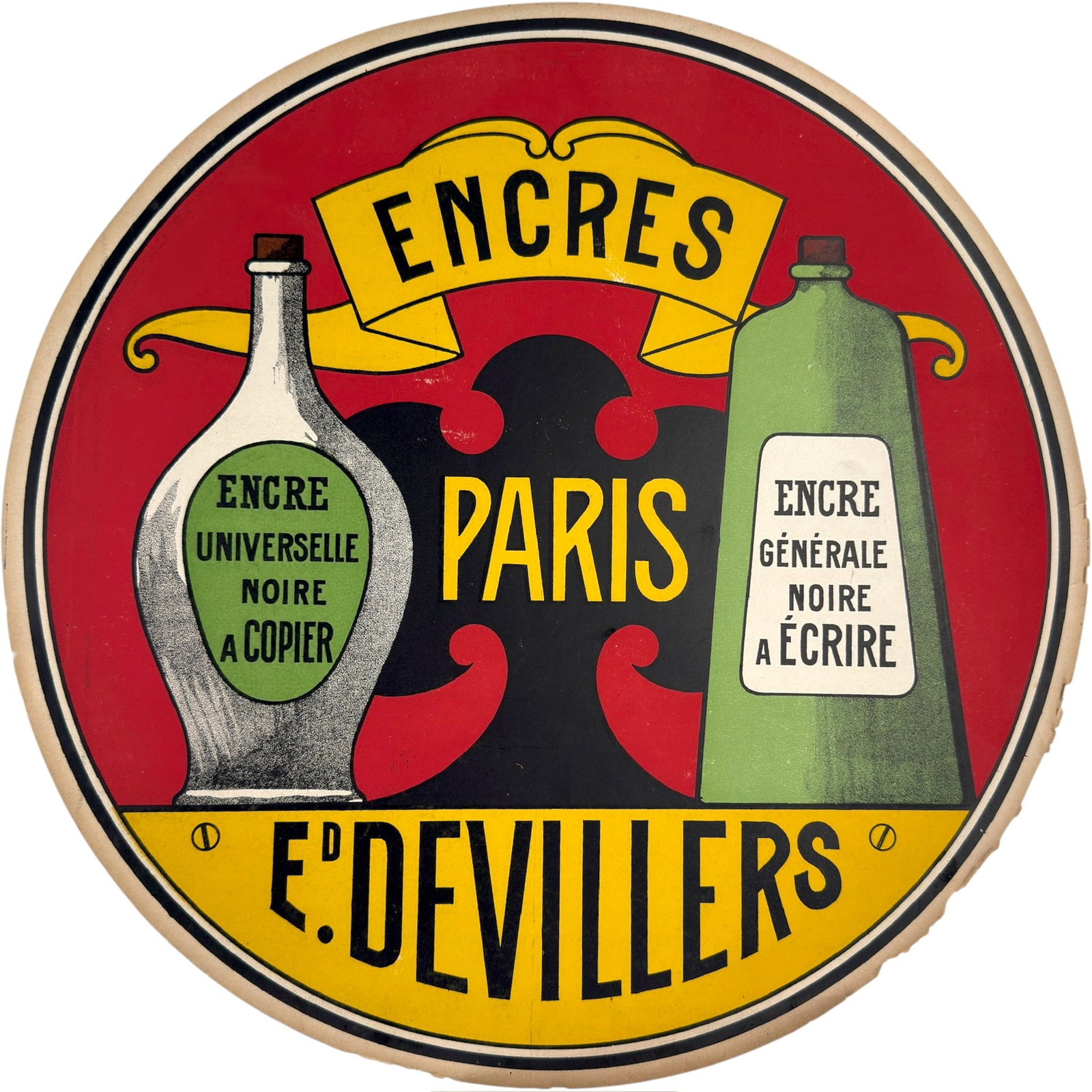 ENCRES ED. DEVILLERS PARIS GRAPHIC ADVERTISING (1 of 18)