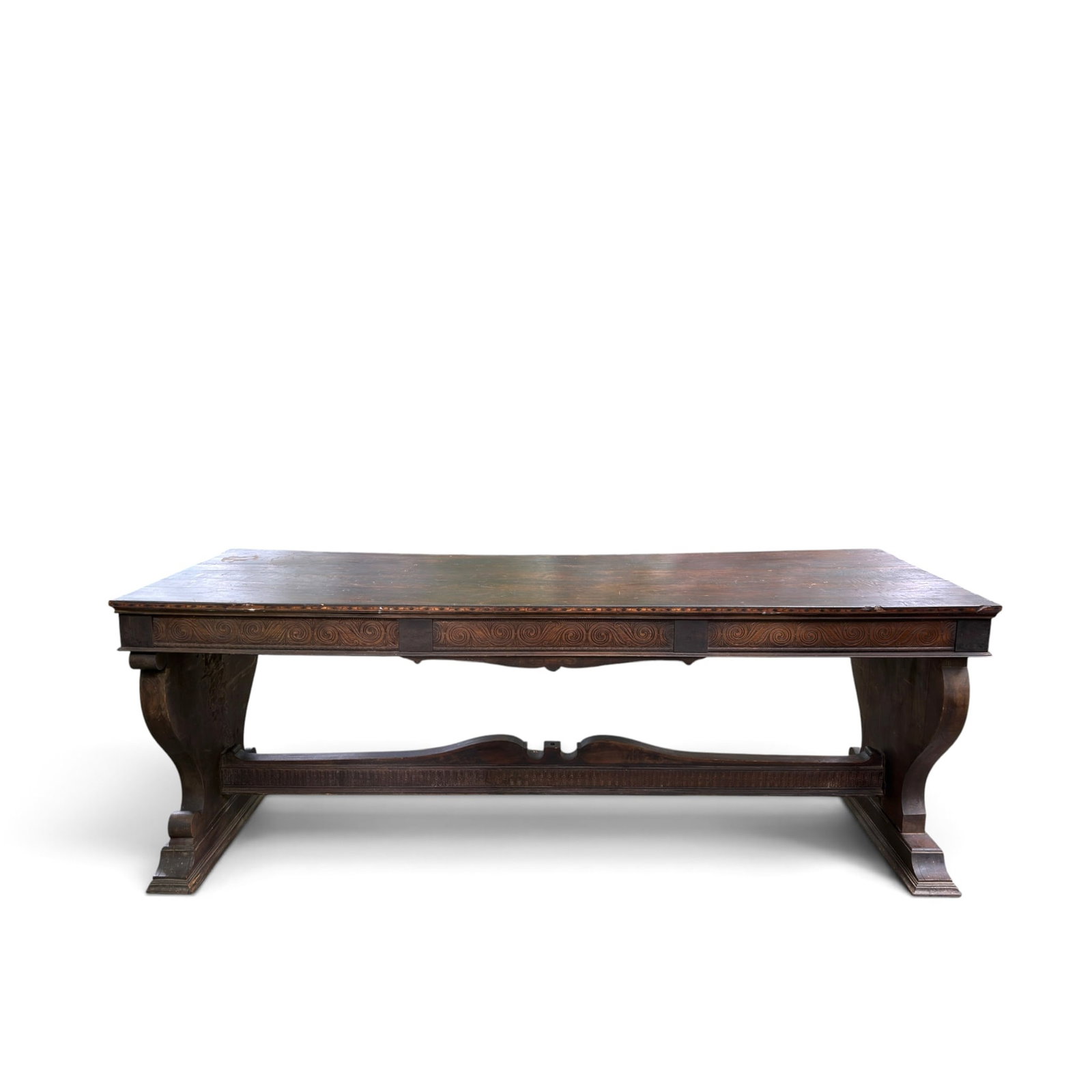 (19th / 20th c) ITALIAN RENAISSANCE REVIVAL LIBRARY TABLE (1 of 17)